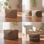 Ghế đôn trang trí phong cách cổ điển TJ8490