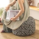 Ghế đôn họa tiết thổ cẩm Mosaic DF9729