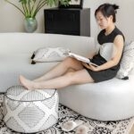 Ghế đôn phòng khách phong cách Wabisabi HC3701