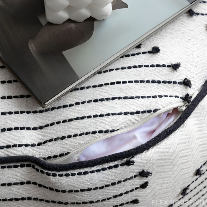 Ghế đôn phòng khách phong cách Wabisabi HC3701 1 Ghế đôn phòng khách phong cách Wabisabi HC3701