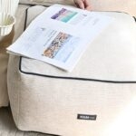 Ghế đôn trang trí đệm nhung chenille HC2747