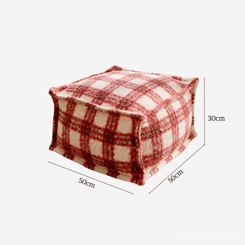 Ghế đôn trang trí phong cách Bắc Âu HJ4864 9 Ghế đôn trang trí phong cách Bắc Âu HJ4864