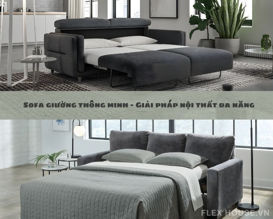 Sofa giường thông minh – Giải pháp nội thất đa năng cho không gian sống hiện đại