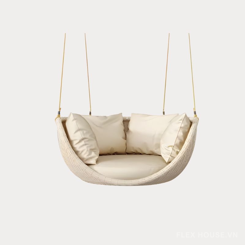 Ghế xích đu mây đan thư giãn ngoài trời XF7839 7 Ghế xích đu mây đan thư giãn ngoài trời XF7839