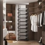 Giá để giày âm tủ bánh xe trượt sàn tiện lợi 2465mm YHF2528