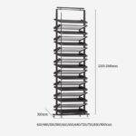 Giá để giày âm tủ có bánh xe cho tủ lớn 2345mm YHF2527