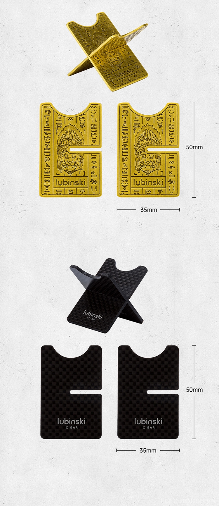 Giá đỡ xì gà bằng đồng hình sư tử cao cấp LBS20001 7 Giá đỡ xì gà bằng đồng hình sư tử cao cấp LBS20001 14