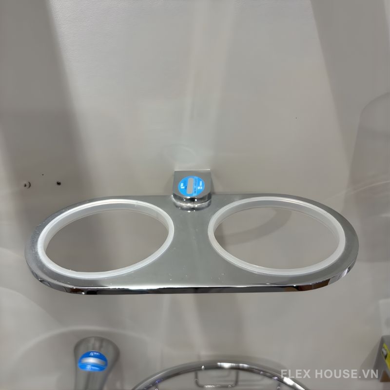 Kệ đựng ly đôi bồn rửa mặt tiện lợi Inax KF-843V 2 Kệ đựng ly đôi bồn rửa mặt tiện lợi Inax KF-843V