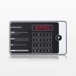 Khóa điện tử bàn phím số cho tủ két sắt H007