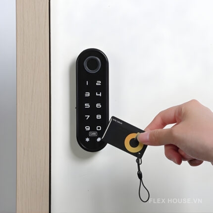 Khóa tủ ngăn kéo mật mã vân tay thẻ từ F156