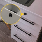 Khóa vân tay cho ngăn kéo tủ đựng đồ F109