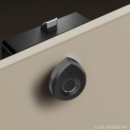Khóa vân tay hình giọt nước cho tủ nội thất F138S