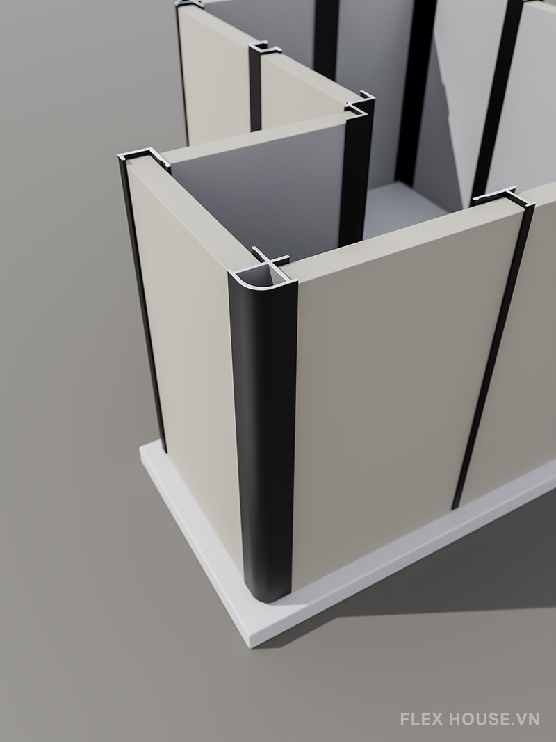 Nẹp ốp góc tường bằng nhôm 15.5mm BM-HB-YYJ-155 5 Nẹp ốp góc tường bằng nhôm 15.5mm BM-HB-YYJ-155 12