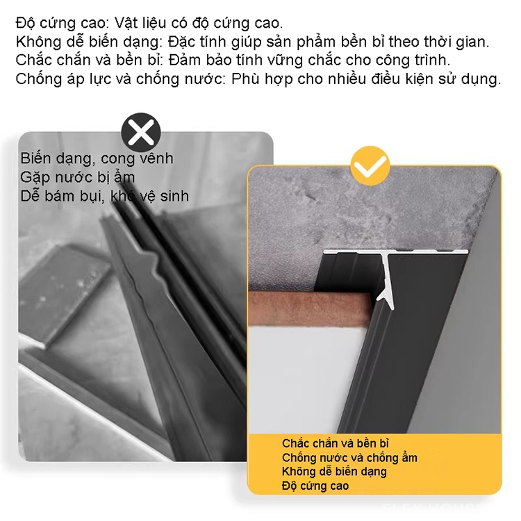 Nẹp trần thạch cao chữ T 15x12mm hợp kim nhôm XLK128 6 Nẹp trần thạch cao chữ T 15x12mm hợp kim nhôm XLK128 11