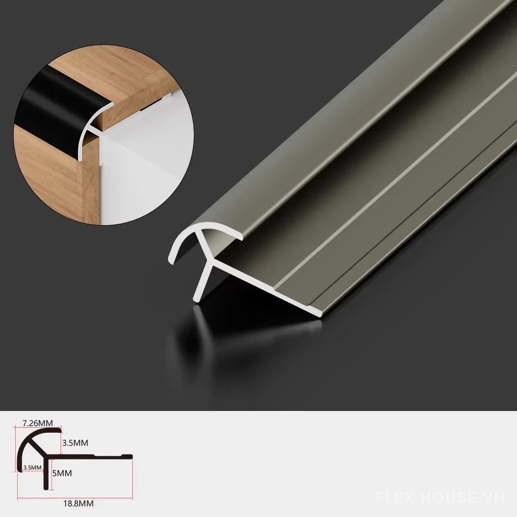 Nẹp trang trí góc tường bằng nhôm 3.5mm HB-YYJ-035 5 Nẹp trang trí góc tường bằng nhôm 3.5mm HB-YYJ-035 8