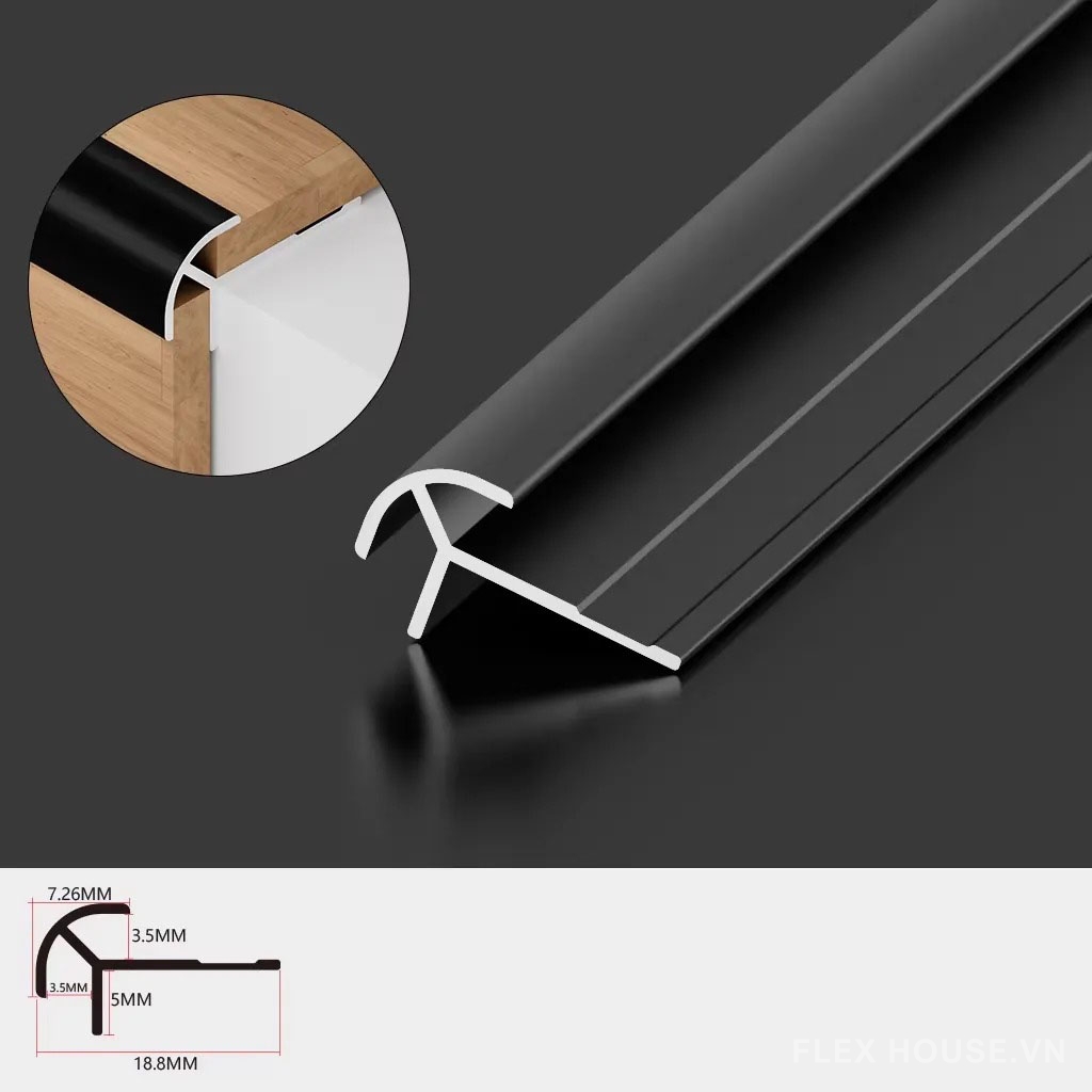 Nẹp trang trí góc tường bằng nhôm 3.5mm HB-YYJ-035 6 Nẹp trang trí góc tường bằng nhôm 3.5mm HB-YYJ-035 9