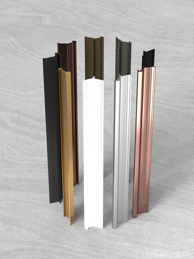 Nẹp trang trí góc tường nhiều màu bằng nhôm 3.5mm HB-JJ-035 8 Nẹp trang trí góc tường nhiều màu bằng nhôm 3.5mm HB-JJ-035 13