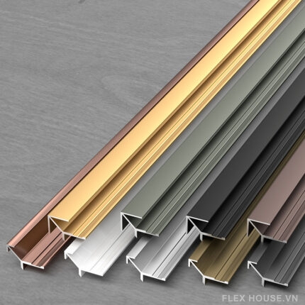 Nẹp trang trí góc tường nhiều màu bằng nhôm 3.5mm HB-JJ-035