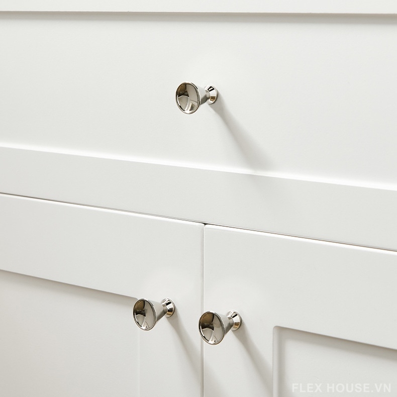 Núm tay nắm cánh tủ đồng tối giản màu bạc PALO755 3 Núm tay nắm cánh tủ đồng tối giản màu bạc PALO755 7