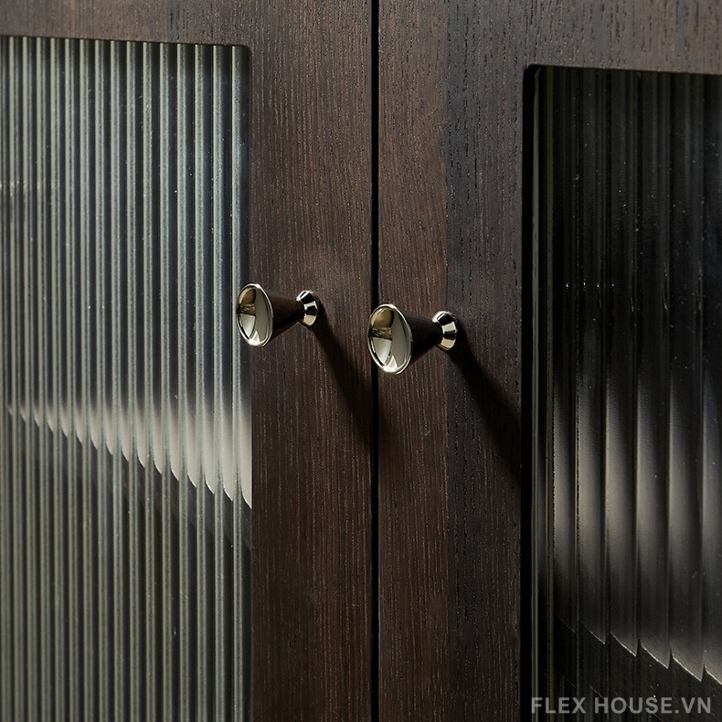 Núm tay nắm cánh tủ đồng tối giản màu bạc PALO755 5 Núm tay nắm cánh tủ đồng tối giản màu bạc PALO755 9