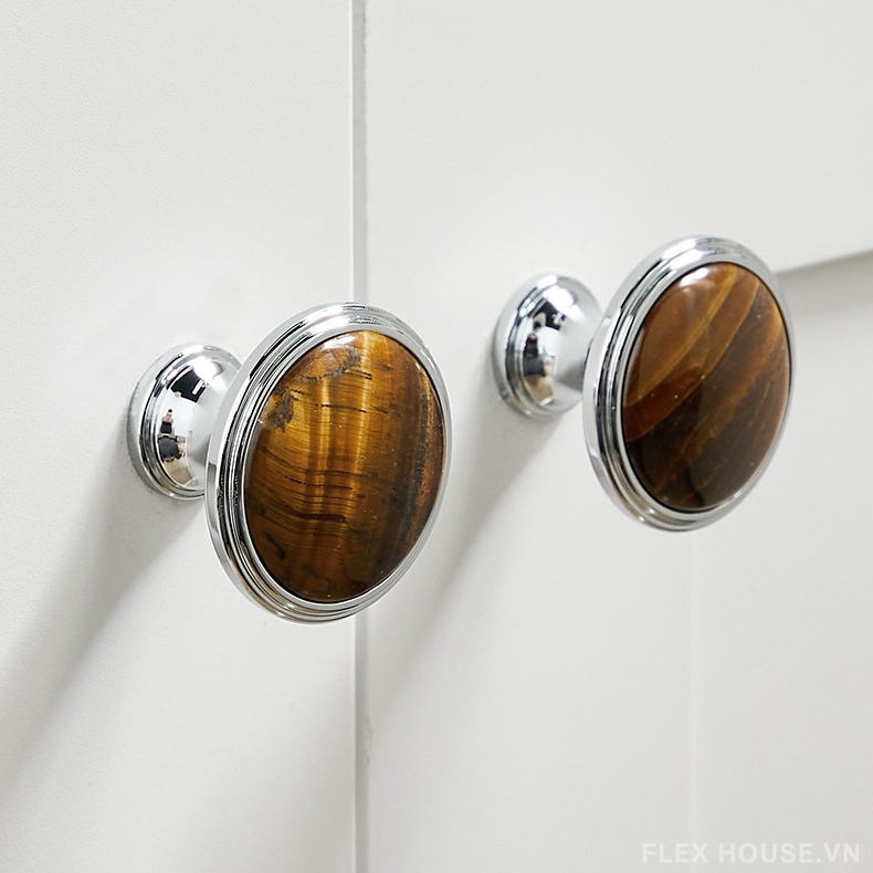 Núm tay nắm tủ decor phối đá thạch anh PALO674 10 Núm tay nắm tủ decor phối đá thạch anh PALO674 17