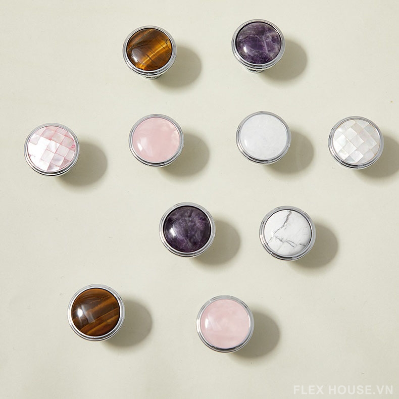 Núm tay nắm tủ decor phối đá thạch anh PALO674 4 Núm tay nắm tủ decor phối đá thạch anh PALO674 11