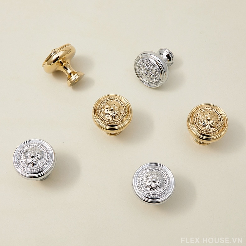 Núm tay nắm tủ đồng châu Âu sang trọng PALO6493 1 Núm tay nắm tủ đồng châu Âu sang trọng PALO6493 6