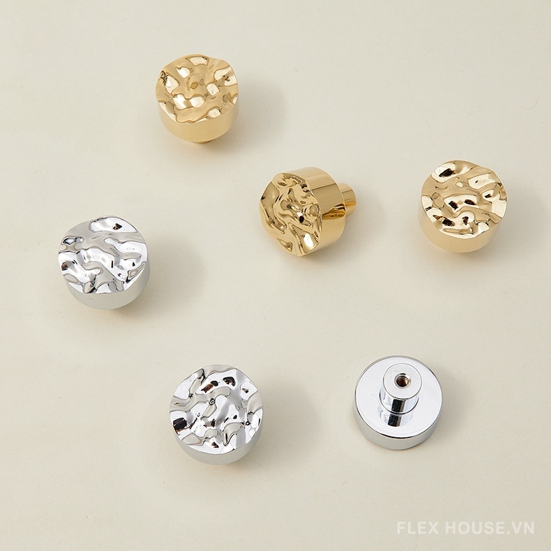 Núm tay nắm tủ đồng gợn sóng bề mặt PALO365 1 Núm tay nắm tủ đồng gợn sóng bề mặt PALO365 5