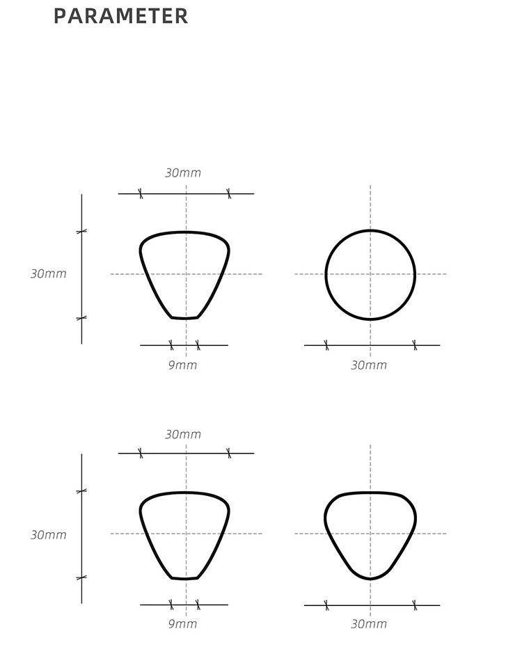 Núm tay nắm tủ hợp kim hiện đại màu bạc RX8153 11 Núm tay nắm tủ hợp kim hiện đại màu bạc RX8153 17