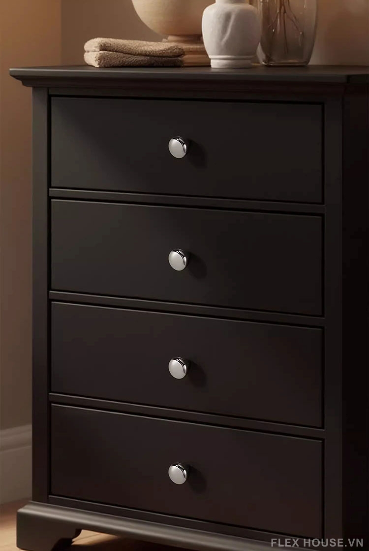 Núm tay nắm tủ hợp kim hiện đại màu bạc RX8153 5 Núm tay nắm tủ hợp kim hiện đại màu bạc RX8153 11