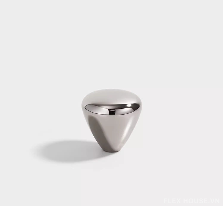 Núm tay nắm tủ hợp kim hiện đại màu bạc RX8153 10 Núm tay nắm tủ hợp kim hiện đại màu bạc RX8153 16