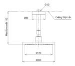 Sen tắm gắn tường dáng tròn TOTO TBW07001A1
