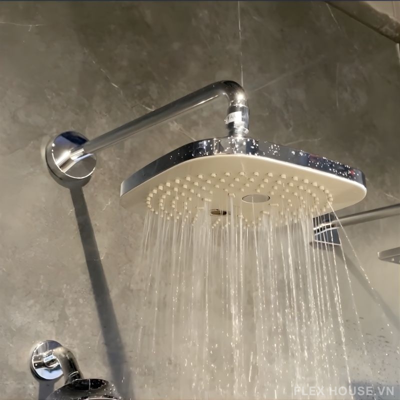 Sen tắm gắn tường dáng vuông TOTO TBW02004A 1 Sen tắm gắn tường dáng vuông TOTO TBW02004A