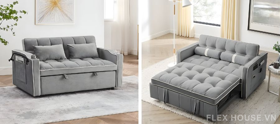 Sofa giường thông minh – Giải pháp nội thất đa năng cho không gian sống hiện đại 11 Sofa giường thông minh – Giải pháp nội thất đa năng cho không gian sống hiện đại