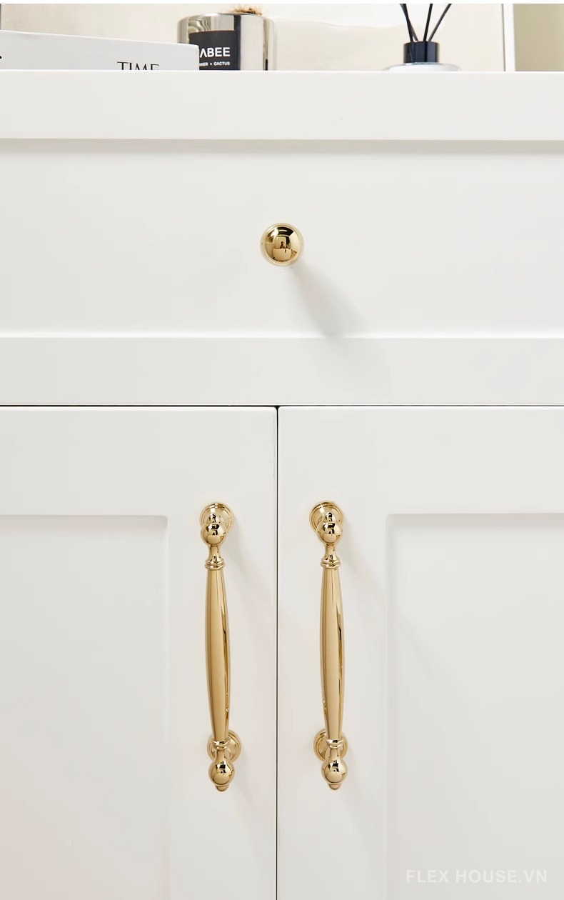 Tay nắm đồng kiểu Âu sang trọng decor kệ tủ PALO3426 4 Tay nắm đồng kiểu Âu sang trọng decor kệ tủ PALO3426 8