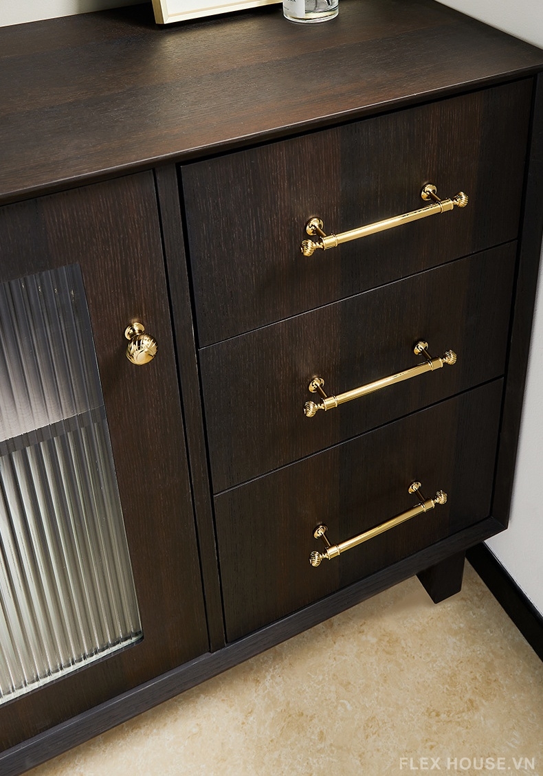 Tay nắm kệ tủ đồng thau kiểu Âu PALO8004 3 Tay nắm kệ tủ đồng thau kiểu Âu PALO8004 6