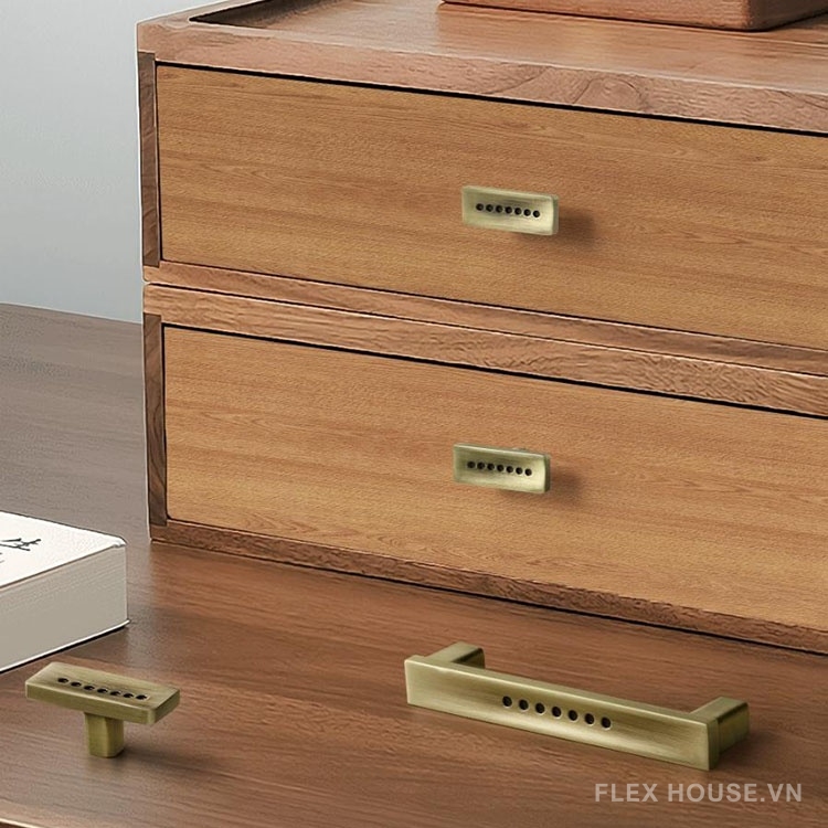 Tay nắm tủ đồng châu Âu Vintage MH591 7 Tay nắm tủ đồng châu Âu Vintage MH591 11