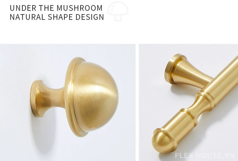 Tay nắm tủ đồng vàng phong cách Bắc Âu PALO742 8 Tay nắm tủ đồng vàng phong cách Bắc Âu PALO742 12