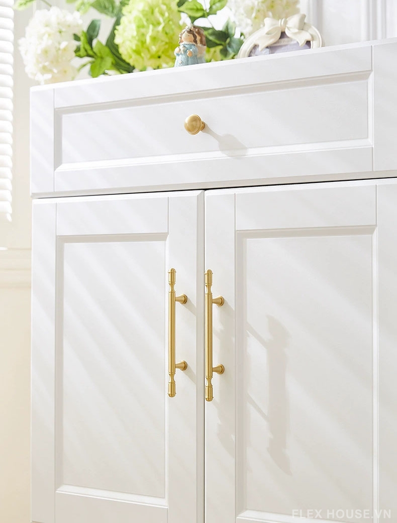 Tay nắm tủ đồng vàng phong cách Bắc Âu PALO742 4 Tay nắm tủ đồng vàng phong cách Bắc Âu PALO742 8
