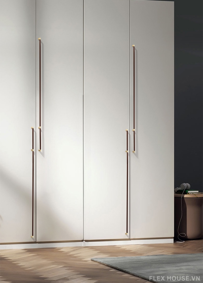 Tay nắm tủ hợp kim thân kẻ sọc cao cấp A6853BR 2 Tay nắm tủ hợp kim thân kẻ sọc cao cấp A6853BR 5