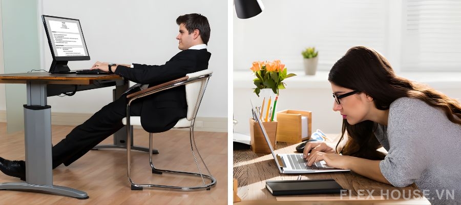 Tư thế ngồi đúng khi làm việc máy tính và cách chọn ghế văn phòng phù hợp 11 Tư thế ngồi đúng