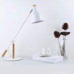 Đèn bàn học làm việc tay gỗ gập hiện đại DB14