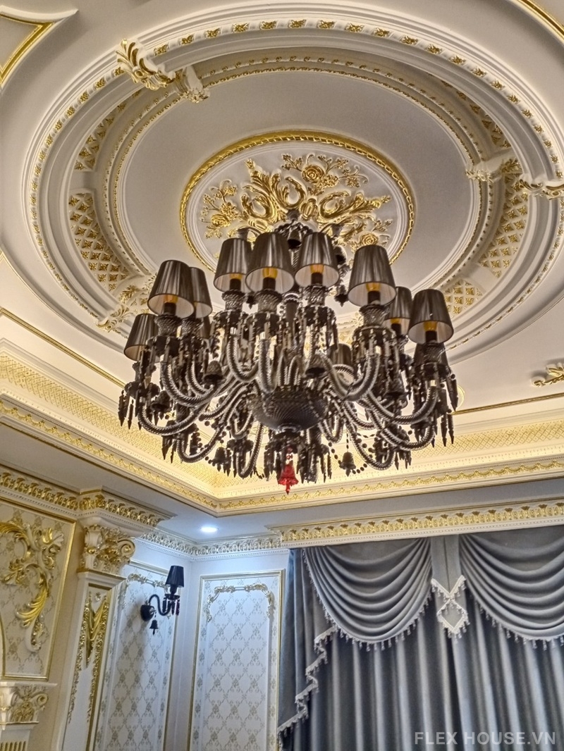 Đèn chùm pha lê thả trần Gothic Noir huyền bí DC9809 2 Đèn chùm pha lê thả trần Gothic Noir huyền bí DC9809