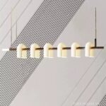 Đèn chùm thả trần kiểu Pháp thân sắt chao thủy tinh AS019