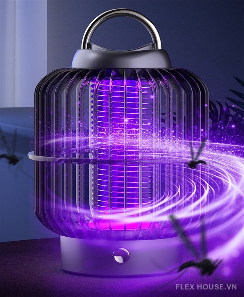 Đèn diệt muỗi ánh sáng tím đặt bàn treo tường FB2914 7 Đèn diệt muỗi ánh sáng tím đặt bàn treo tường FB2914