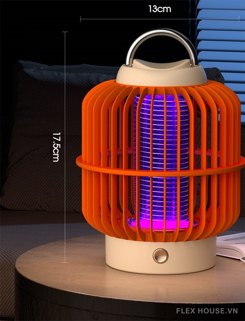 Đèn diệt muỗi ánh sáng tím đặt bàn treo tường FB2914 6 Đèn diệt muỗi ánh sáng tím đặt bàn treo tường FB2914