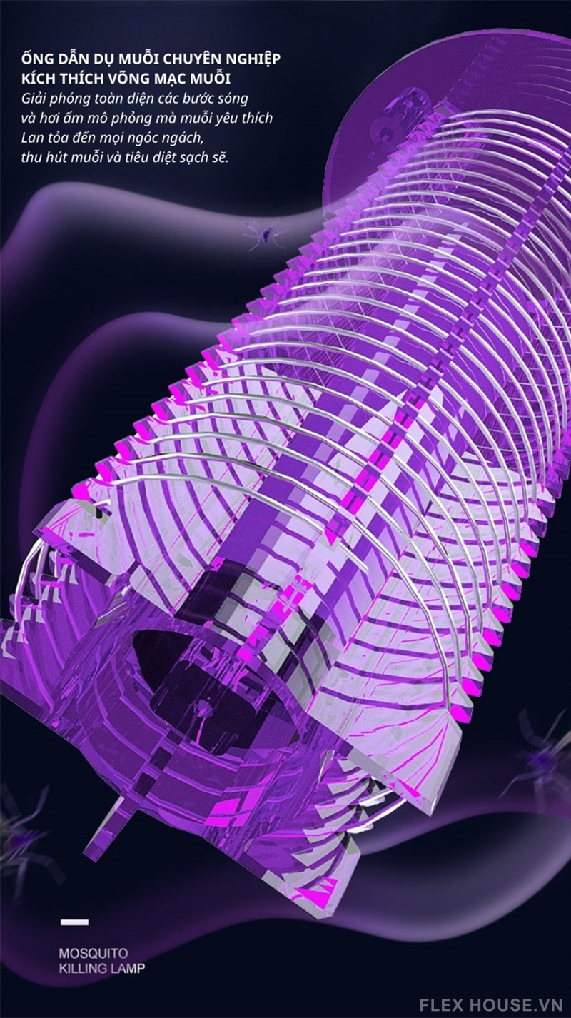 Đèn diệt muỗi phòng ngủ cắm trại ngoài trời 5W FB7362 5 Đèn diệt muỗi phòng ngủ cắm trại ngoài trời 5W FB7362