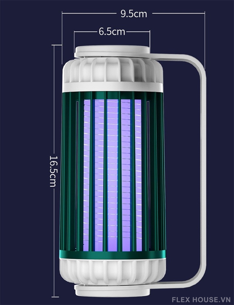 Đèn diệt muỗi phòng ngủ cắm trại ngoài trời 5W FB7362 8 Đèn diệt muỗi phòng ngủ cắm trại ngoài trời 5W FB7362