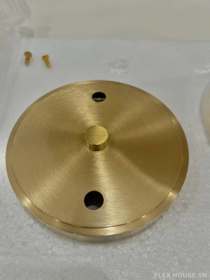 Đèn gắn tường bằng đồng chao vải tân cổ điển VDC03 6 Đèn gắn tường bằng đồng chao vải tân cổ điển VDC03