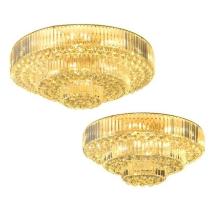 Đèn ốp trần ba tầng tinh thể pha lê lấp lánh OTPL43